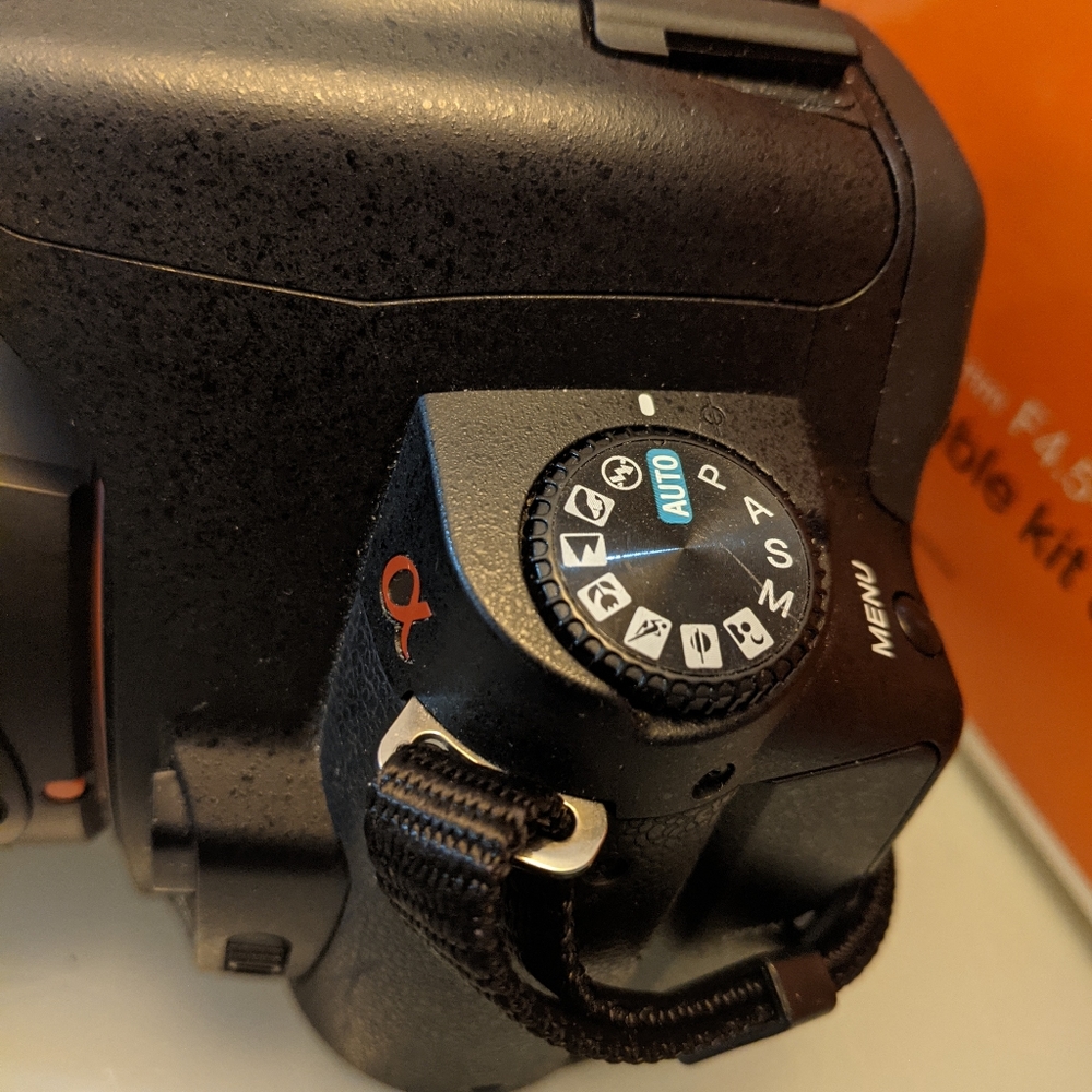 SONY Alpha DSLR digital camera body and lens